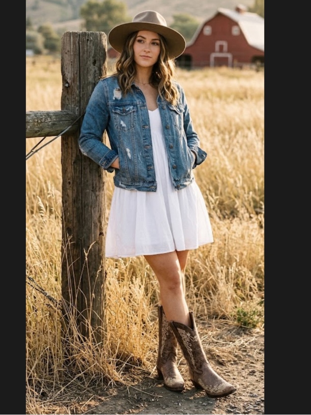 Corral Brown Western Embroidered Heeled Boots